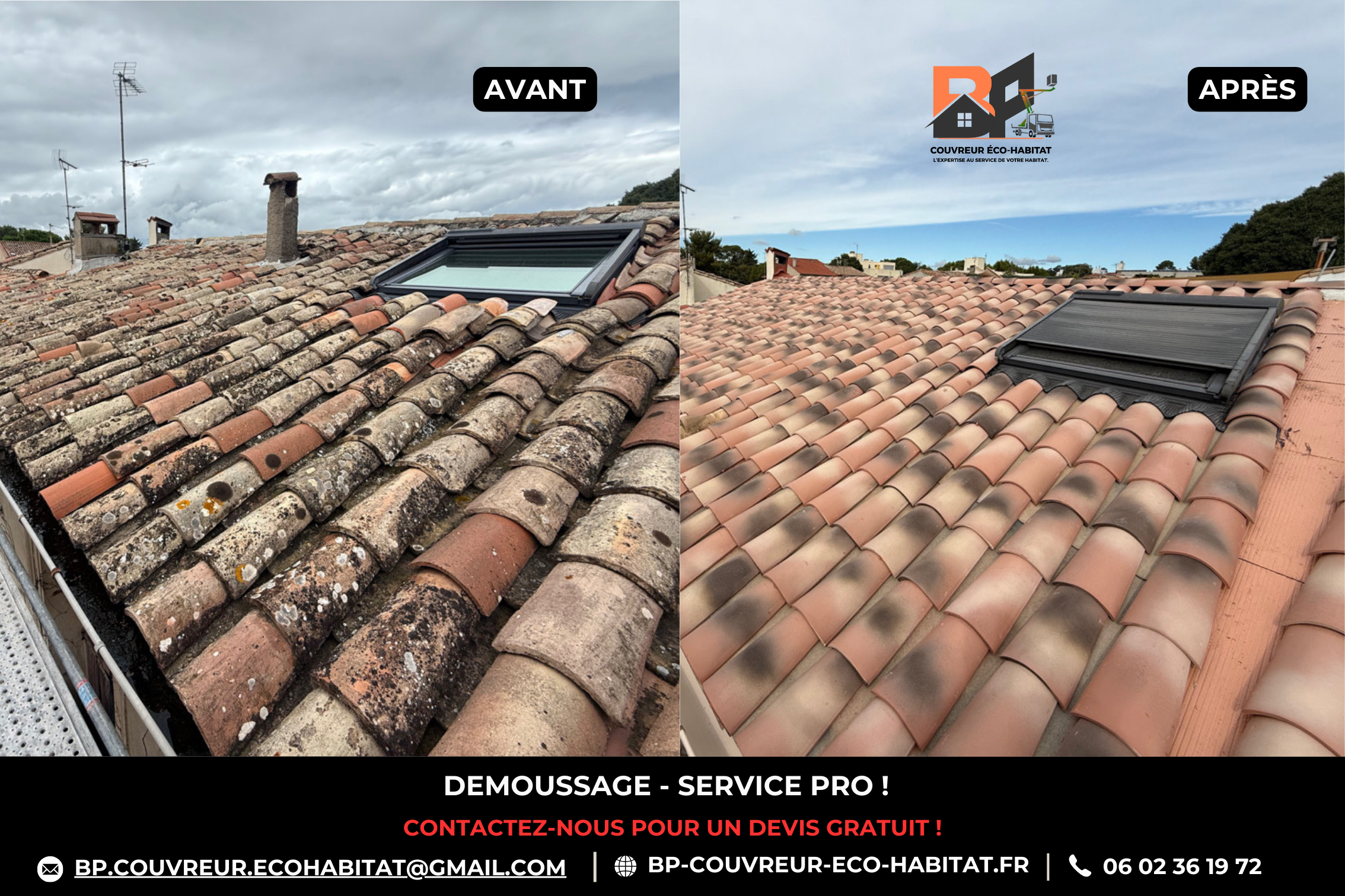 Nettoyage et démoussage de toiture dans le Lot-et-Garonne